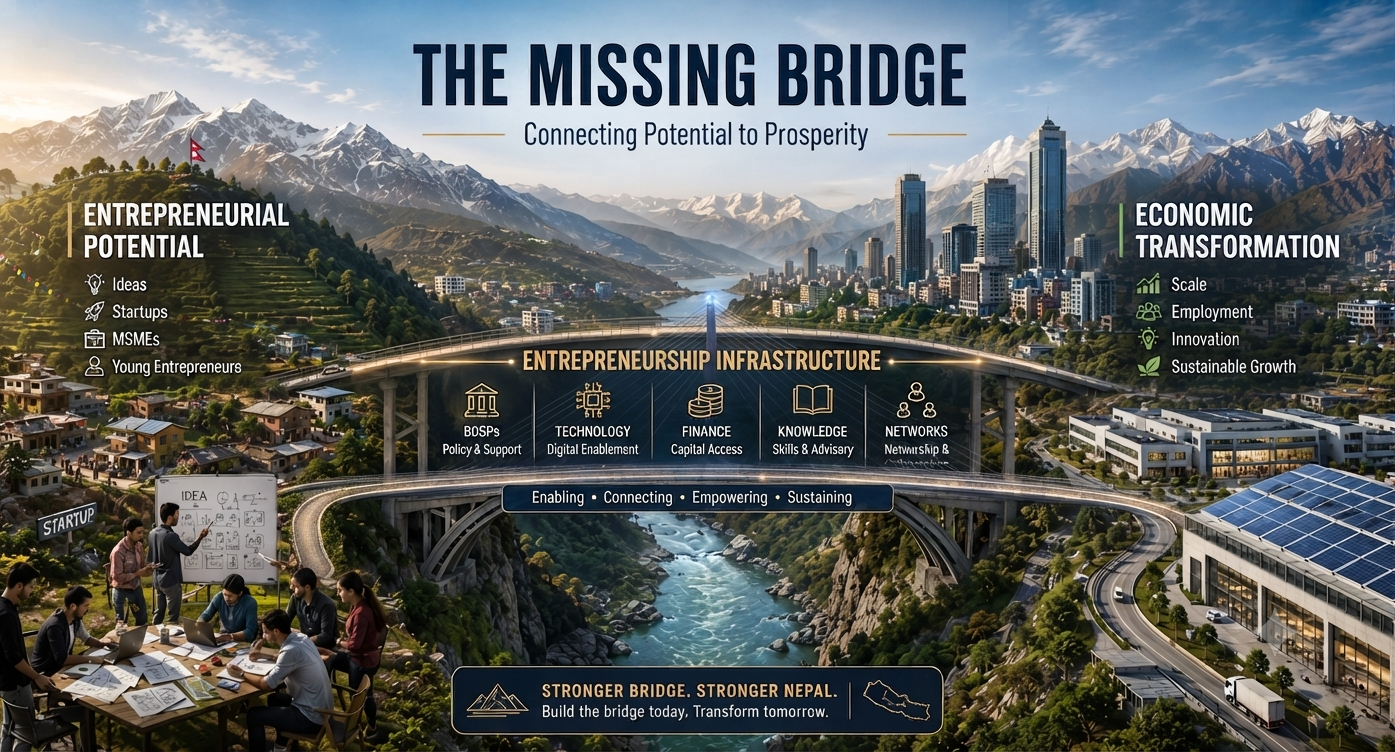 The Missing Bridge: Why Entrepreneurship Infrastructure Must Become Nepal’s Next National Priority
